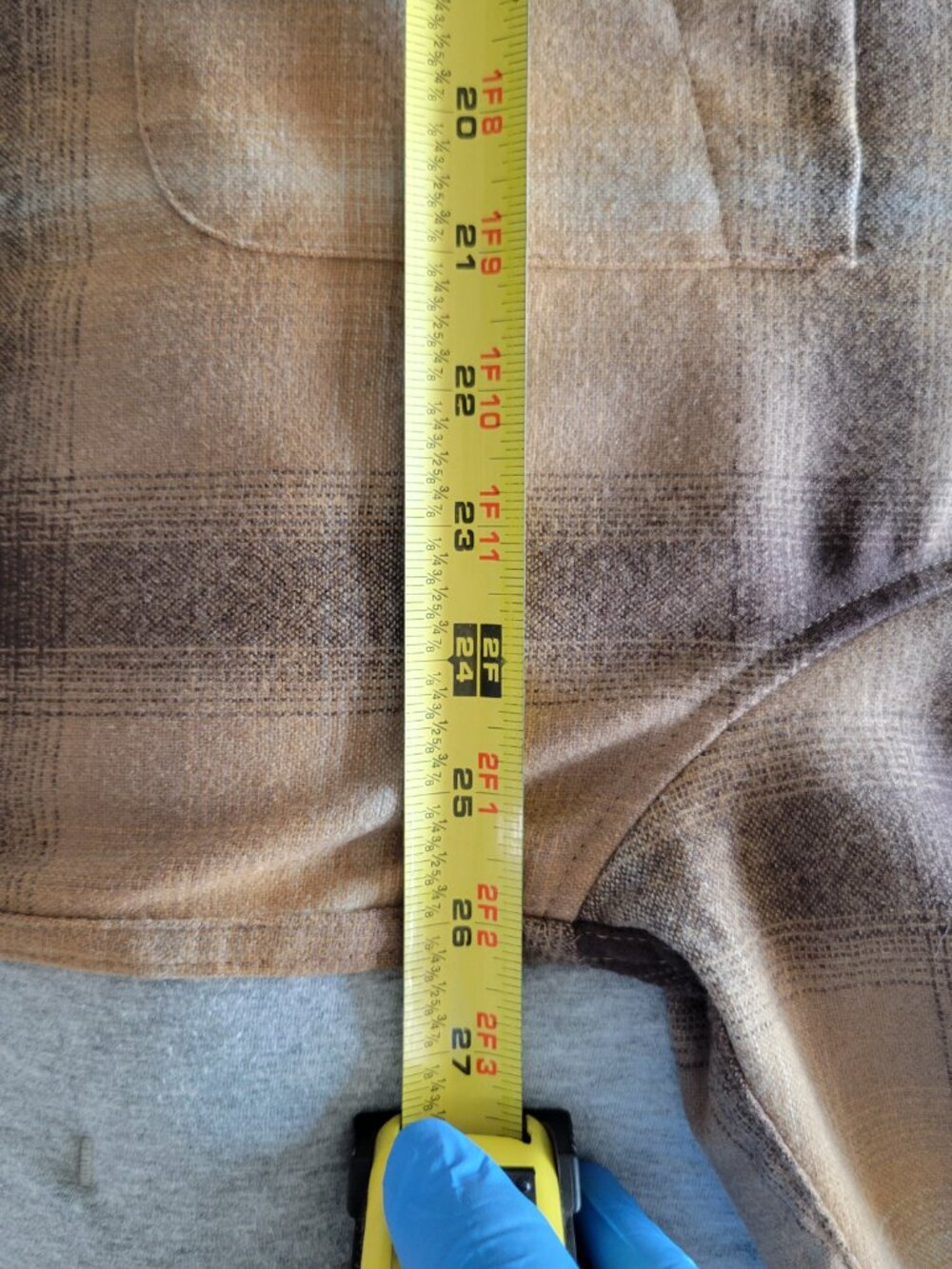 NWOT!  Pendleton 100% Wool  MEN'S PLAID ELBOW-PATCH TRAIL SHIRT- Men's Size XL - Picture 14 of 14